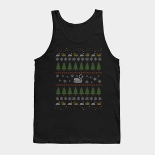 Swan Queen Ugly Christmas Sweater Tank Top